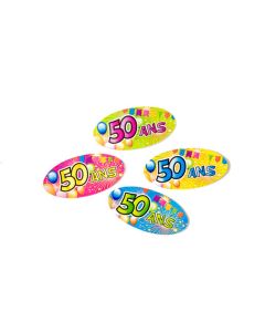 Confettis de table 50 ans