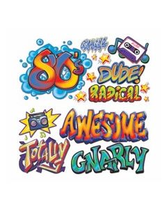 Décor mural graffitis 80’s