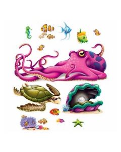 Poster créatures sous-marines  x13