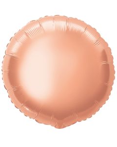 Ballon hélium forme ronde - rose gold