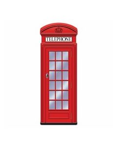 Décor cabine téléphonique anglaise