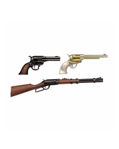 Décor pistolet western x3
