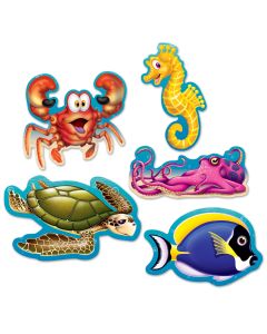 10 décors animaux marins