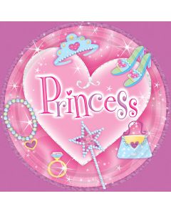 Assiettes anniversaire "Princesse"