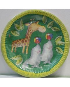 Assiettes Zoo (lot de 8 assiettes)
