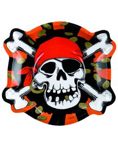 6 assiettes Jolly Roger
