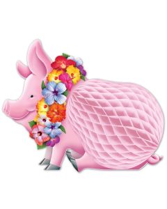 Cochon en papier alvéolé