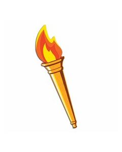 Torche enflammée