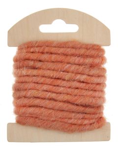 cordon en laine corail