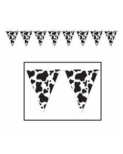 Guirlande fanion vache - western 