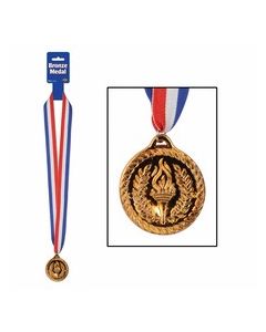 Médaille de bronze ruban tricolore