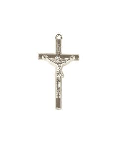 Pendentif croix argentée
