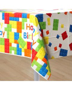 nappe anniversaire jeu de construction