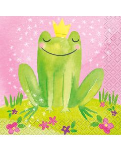16 serviettes crapaud charmant
