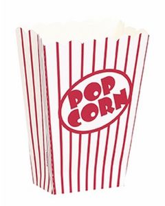 8 boites en carton à pop corn