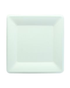 x25 Assiettes Carré Biodégradable