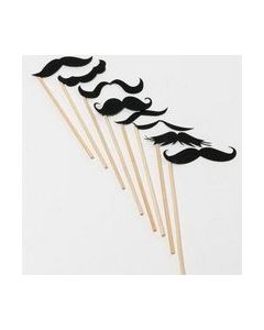 Photobooth assortiment 8 moustaches