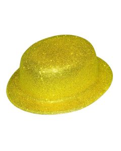 Chapeau melon à paillettes