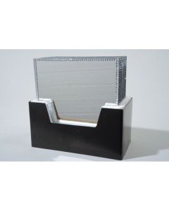 Assiette carrée effet miroir – 20 x 20 cm