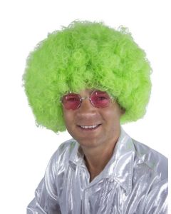 Perruque Afro années 70 vert