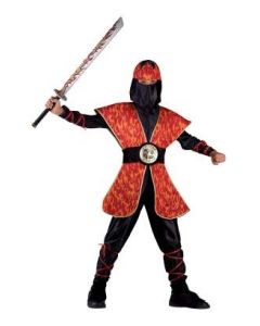 Déguisement enfant ninja feu