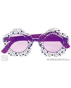 Lunettes "hippie flower" - violet