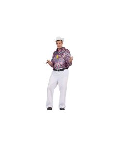 Chemise disco multicolore - Taille XL