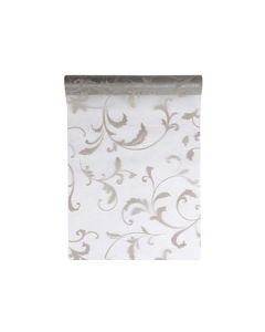 Chemin de table arabesque - argent