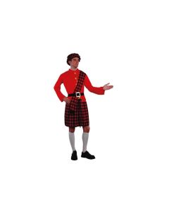 Déguisement homme Écossais - rouge - taille XL 