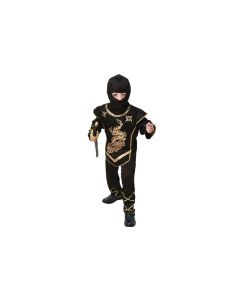 Costume garçon ninja - or 