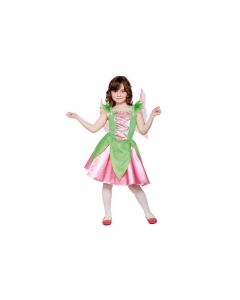 Déguisement fille fée - rose et vert - 4/6 ans