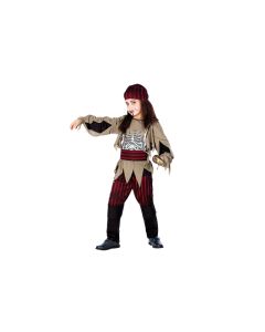Costume enfant pirate squelette - Taille 7/9 ans