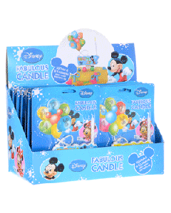 bougie musicale mickey minnie