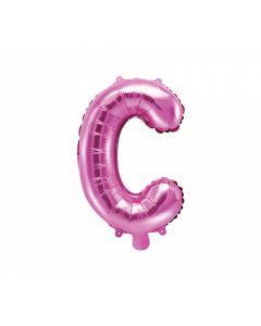 Ballon rose lettre C - 36 cm