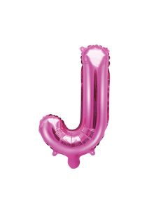 Ballon rose lettre J - 36 cm