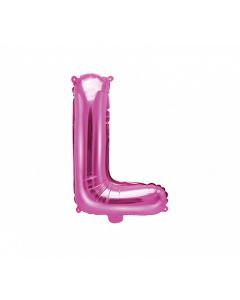 Ballon rose lettre L - 36 cm