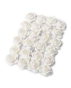 24 roses blanches