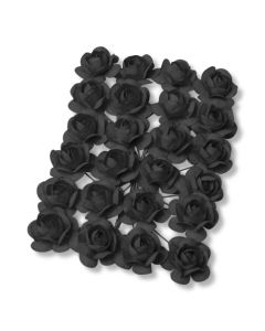 24 roses noires