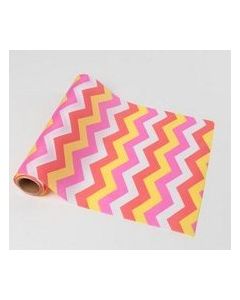 Chemin de table tissu chevron - différentes couleurs disponibles