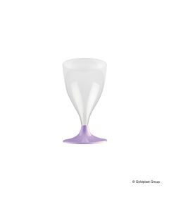 10 verres à eau/vin easy en plastique - lilas
