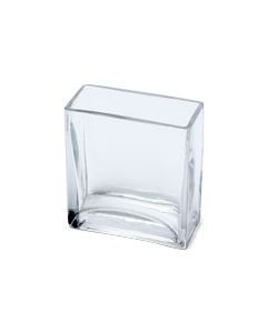 Vase verre rectangle - 11 cm