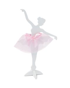 Centre de table danseuse bois et tulle