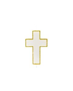 Bougie croix or