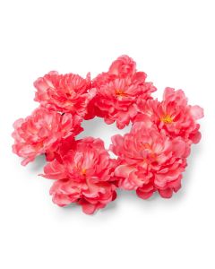 couronne pivoines fuchsia - 1 