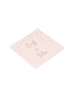 serviette-evjf-papier-rose-gold