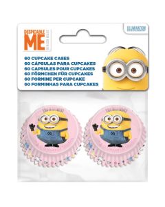 60 Mini Caissettes à cupcakes Minions