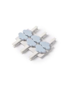 Pince décorative Bleue Nuage