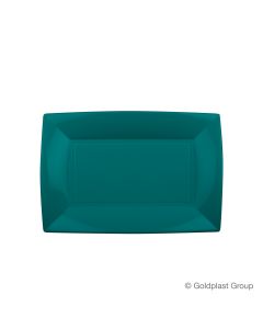 8 assiettes rectangulaires - vert