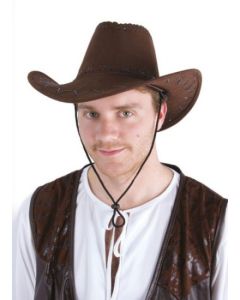 Chapeau cowboy adulte marron