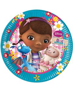 8 Assiettes Ø20 cm –Docteur La Peluche